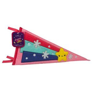 Hallmark Dream Wall Pennant Shooting Stars Felt Girls Dream in Color